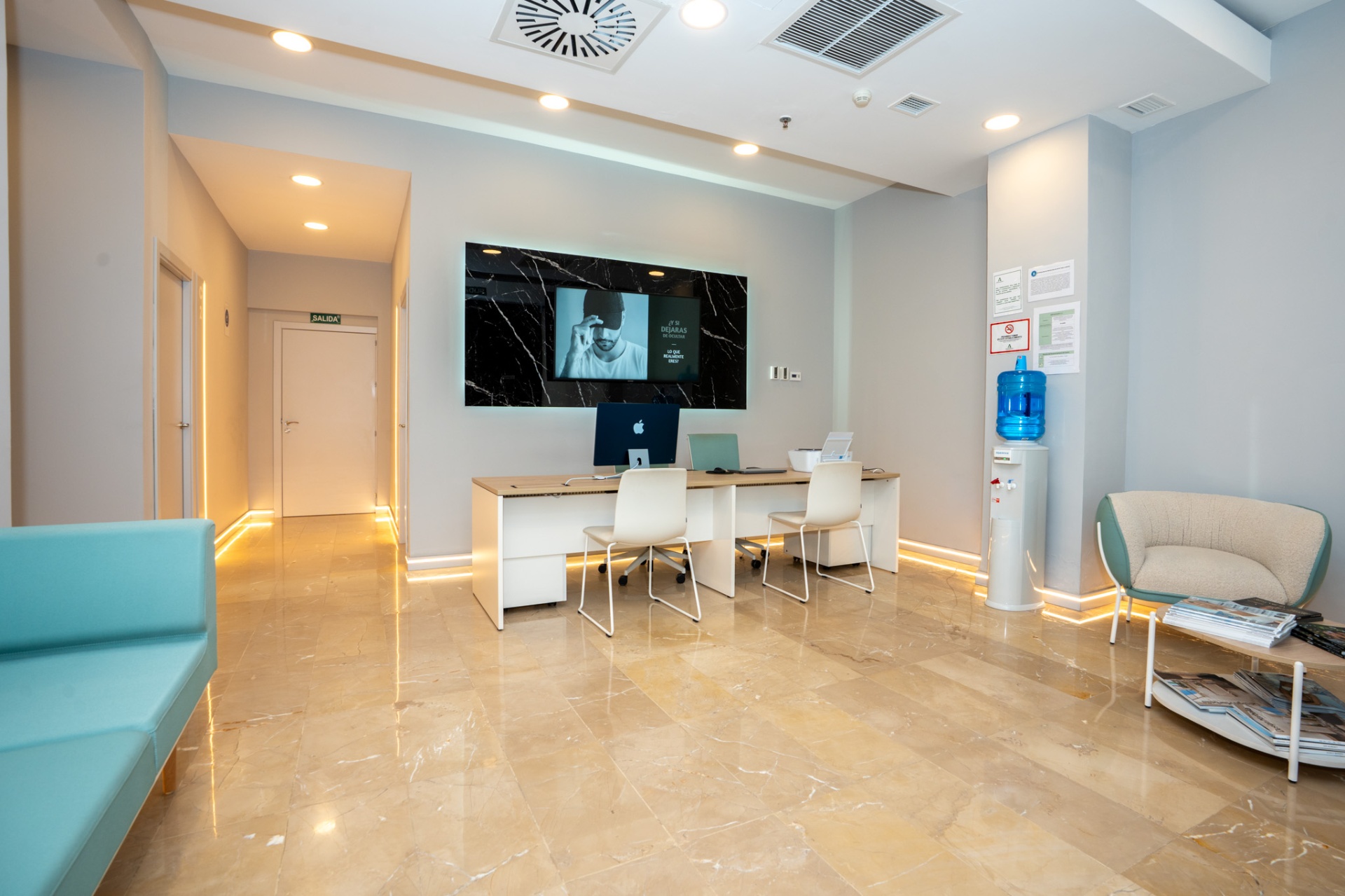 Reception area