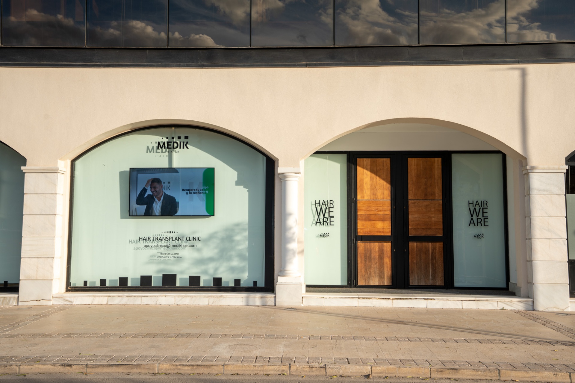 Clinic entrance