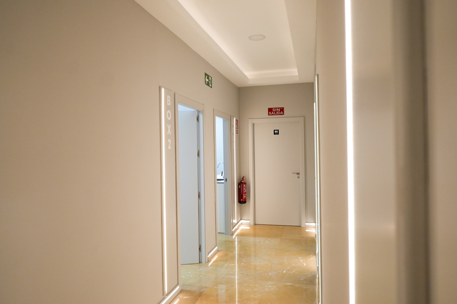 Treatment hallway